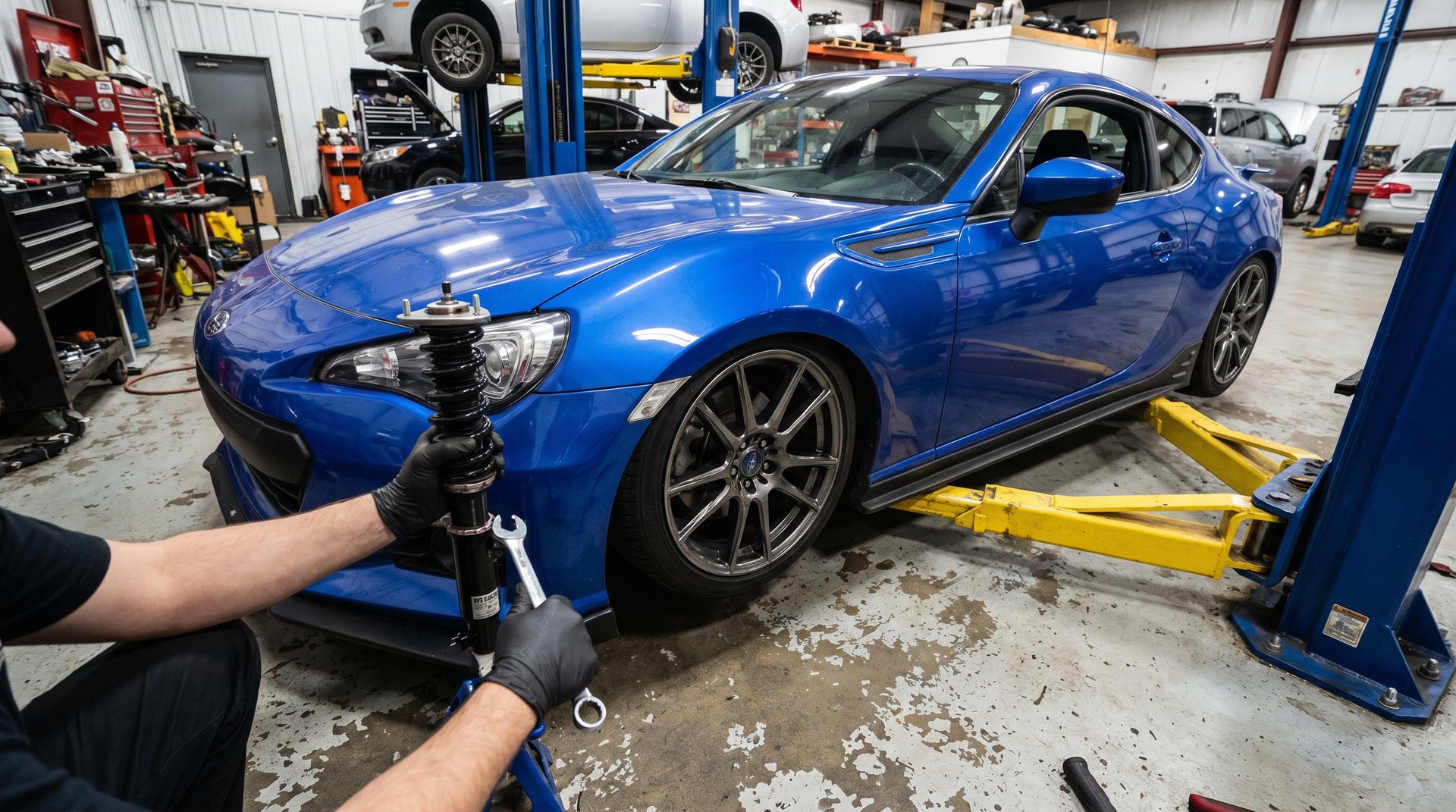 青柠视频修车改装视频-悬挂避震改装调校